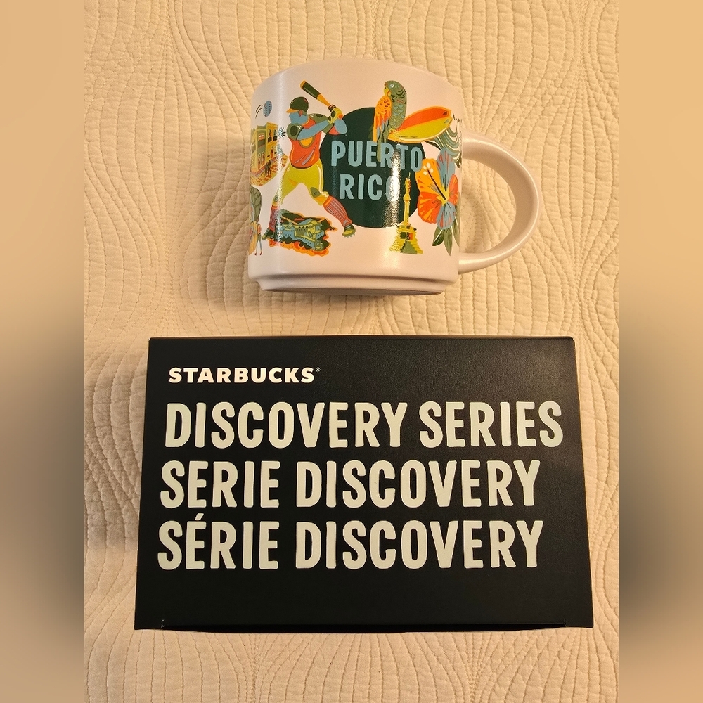 NIB Starbucks Puerto Rico Discovery Series Ceramic Mug